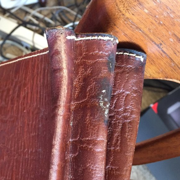 VINTAGE SWEDISH LEATHER BRIEFCASE - Picture 8 of 15